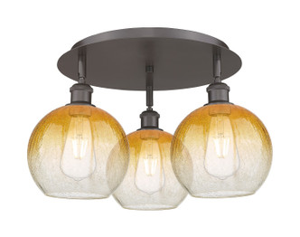 Innovations - 516-3C-OB-G483-8AM - Three Light Semi-Flush Mount - Ballston - Oil Rubbed Bronze