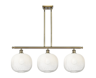 Innovations - 516-3I-AB-G481-10OP - Three Light Island Pendant - Ballston - Antique Brass