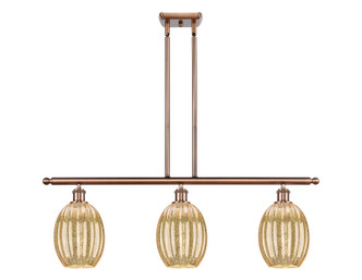 Innovations - 516-3I-AC-G459-6ME - Three Light Island Pendant - Ballston - Antique Copper