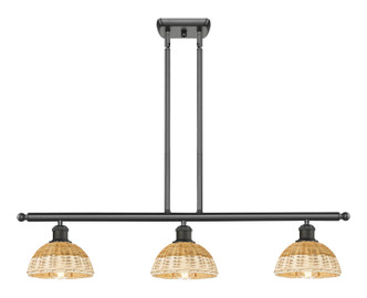 Innovations - 516-3I-OB-NBD2-75-NAT - Three Light Island Pendant - Ballston - Oil Rubbed Bronze