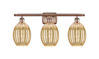 Innovations - 516-3W-AC-G459-6ME - Three Light Bath Vanity - Ballston - Antique Copper