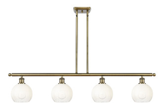 Innovations - 516-4I-AB-G483-8OP - Four Light Island Pendant - Ballston - Antique Brass