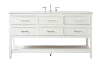 Elegant Lighting - VF19060WH - Vanity Sink Set - Sinclaire - White Elegant Lighting - VF19060WH - Vanity Sink Set - Sinclaire - White