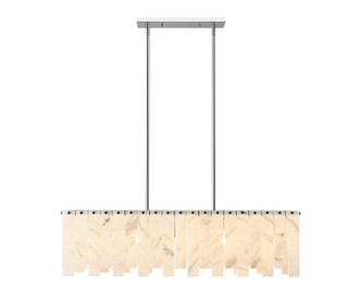 Viviana Five Light Linear Chandelier (345-40L-PN) Viviana Five Light Linear Chandelier (345-40L-PN)