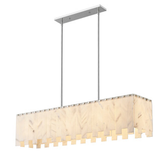 Viviana Seven Light Linear Chandelier (345-49L-PN) Viviana Seven Light Linear Chandelier (345-49L-PN)