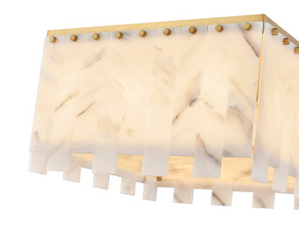 Viviana Nine Light Flush Mount (345F20-RB)