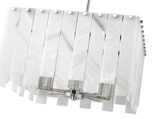 Viviana Eight Light Chandelier (345P20-PN)