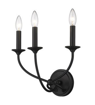 Arabella Three Light Wall Sconce (3500-3S-MB)