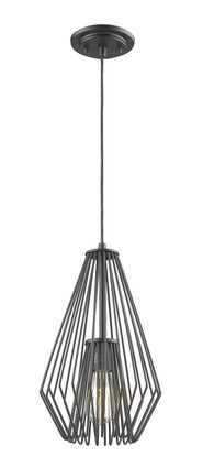 Z-Lite - 442MP-MB - One Light Pendant - Quintus - Matte Black