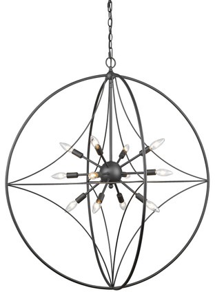 Z-Lite - 452-36BRZ - 12 Light Pendant - Cortez - Bronze