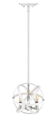 Cavallo Three Light Chandelier (463-12HWH-BN) Cavallo Three Light Chandelier (463-12HWH-BN)