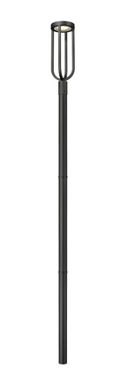 Z-Lite - 5005PHB-5009P96-BK-L - LED Outdoor Post Moun Fixture - Leland - Sand Black