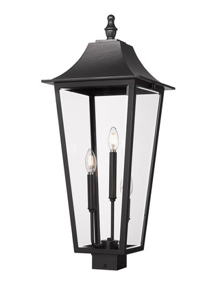 Z-Lite - 5008PHXLS-BK - Three Light Outdoor Post Mount Fixture - Gannon - Black
