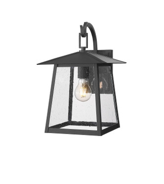 Z-Lite - 5015S-BK - One Light Outdoor Wall Light - Rainer - Black