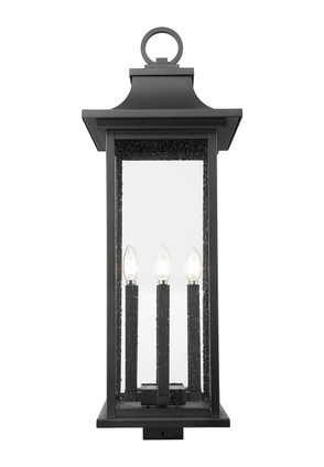 Tiberius Six Light Outdoor Post Mount Fixture (5017PHXLS-BK) Tiberius Six Light Outdoor Post Mount Fixture (5017PHXLS-BK)