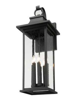 Tiberius Six Light Outdoor Wall Light (5017XL-BK)