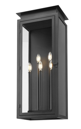 Nova Five Light Outdoor Wall Light (5018XL-BK) Nova Five Light Outdoor Wall Light (5018XL-BK)