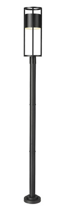 Luca LED Outdoor Post Moun Fixture (517PHB-567P-BK-LED)