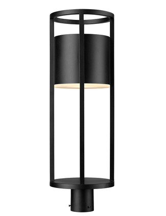 Luca LED Outdoor Post Moun Fixture (517PHB-BK-LED)