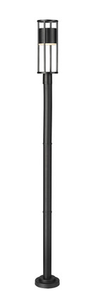 Z-Lite - 517PHM-567P-BK-LED - LED Outdoor Post Moun Fixture - Luca - Black