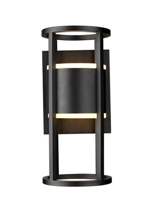 Luca LED Outdoor Wall Mount (517S-BK-LED)
