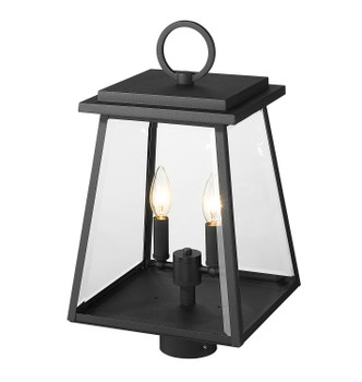 Broughton Two Light Outdoor Post Mount Fixture (521PHMR-BK)