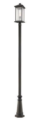Z-Lite - 531PHBXLR-519P-ORB - One Light Outdoor Post Mounted Fixture - Portland - Oil Rubbed Bronze