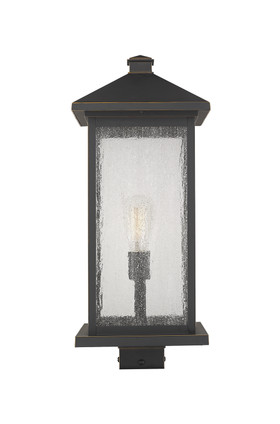 Z-Lite - 531PHBXLS-ORB - One Light Outdoor Post Mount Fixture - Portland - Oil Rubbed Bronze