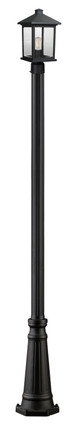 Z-Lite - 531PHMR-519P-BK - One Light Outdoor Post Mounted Fixture - Portland - Black