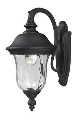 Z-Lite - 534S-BK - One Light Outdoor Wall Light - Armstrong - Black