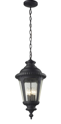Z-Lite - 545CHB-BK - Four Light Outdoor Chain Mount Ceiling Fixture - Medow - Black