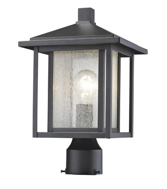 Z-Lite - 554PHM-BK - One Light Outdoor Post Mount Fixture - Aspen - Black