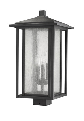 Z-Lite - 554PHXLS-BK - Three Light Outdoor Post Mount Fixture - Aspen - Black