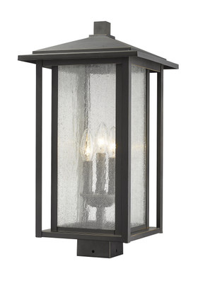 Z-Lite - 554PHXLS-ORB - Three Light Outdoor Post Mount Fixture - Aspen - Oil Rubbed Bronze