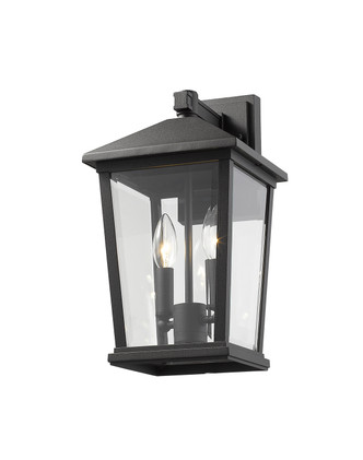 Beacon Two Light Outdoor Wall Sconce (568M-BK)