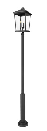 Z-Lite - 568PHXXLR-5010P-BK - Four Light Outdoor Post Mount Fixture - Beacon - Black