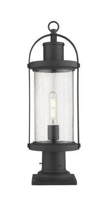 Z-Lite - 569PHM-533PM-BK - One Light Outdoor Pier Mounted Fixture - Roundhouse - Black
