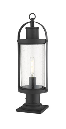 Roundhouse One Light Outdoor Pier Mounted Fixture (569PHM-533PM-BK)