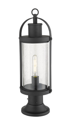 Roundhouse One Light Outdoor Pier Mounted Fixture (569PHM-553PM-BK)