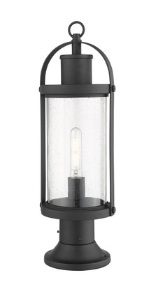 Roundhouse One Light Outdoor Pier Mounted Fixture (569PHM-553PM-BK)