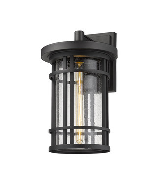 Jordan One Light Outdoor Wall Light (570B-BK)