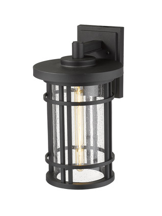 Jordan One Light Outdoor Wall Light (570B-BK)