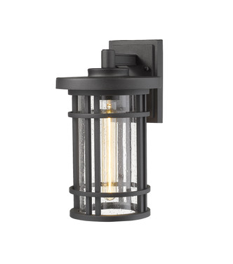 Jordan One Light Outdoor Wall Light (570M-BK)