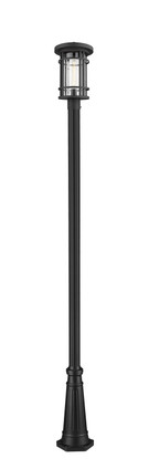 Z-Lite - 570PHB-519P-BK - One Light Outdoor Post Mounted Fixture - Jordan - Black