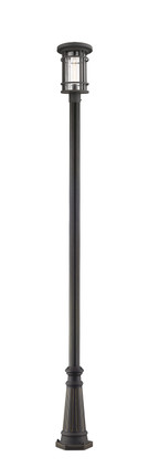 Z-Lite - 570PHB-519P-ORB - One Light Outdoor Post Mounted Fixture - Jordan - Oil Rubbed Bronze