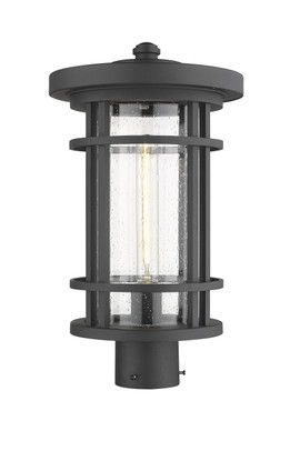 Z-Lite - 570PHB-BK - One Light Outdoor Post Mount Fixture - Jordan - Black