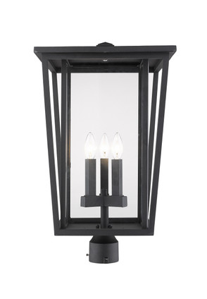 Z-Lite - 571PHXLR-BK - Three Light Outdoor Post Mount Fixture - Seoul - Black