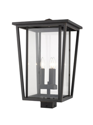 Seoul Three Light Outdoor Post Mount Fixture (571PHXLS-ORB)