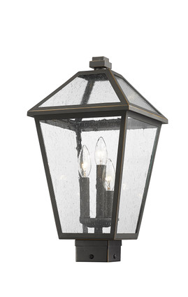 Talbot Three Light Outdoor Post Mount Fixture (579PHBS-ORB)