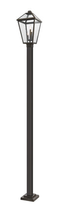 Z-Lite - 579PHXLS-536P-ORB - Three Light Outdoor Post Mounted Fixture - Talbot - Oil Rubbed Bronze